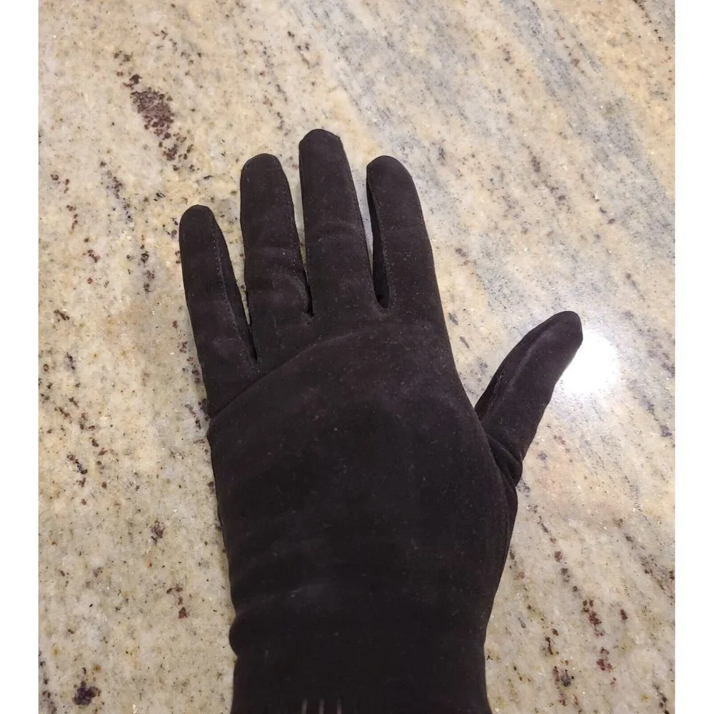Vintage Size M 7 Brown Suede Leather 8.5